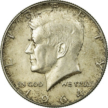 Coin, United States, Kennedy Half Dollar, Half Dollar, 1964, U.S. Mint