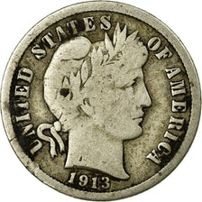 Münze, Vereinigte Staaten, Barber Dime, Dime, 1913, U.S. Mint, Philadelphia, S