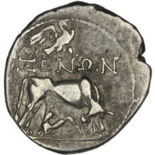 Illyria, Dyrrhachium, Drachm, Dyrrhachium, EF(40-45), Silver, 3.37