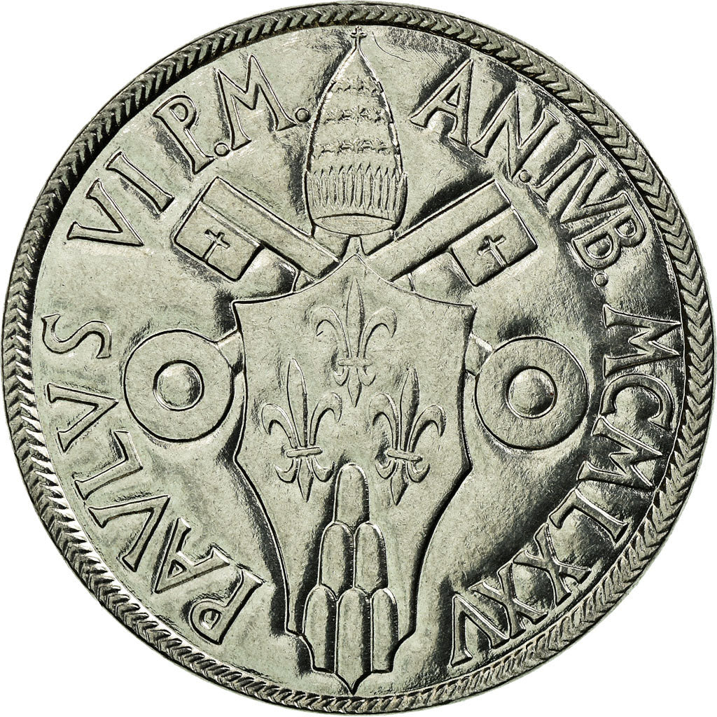 Münze, Vatikanstadt, Paul VI, 100 Lire, 1975, Roma, UNZ+, Stainless Steel