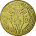 Coin, VATICAN CITY, Paul VI, 20 Lire, 1975, Roma, MS(64), Aluminum-Bronze
