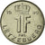 Coin, Luxembourg, Jean, Franc, 1990, AU(55-58), Nickel plated steel, KM:63