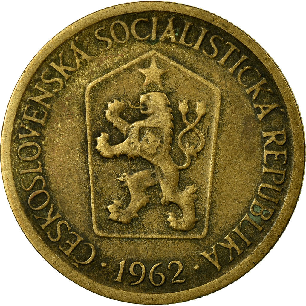 Monnaie, Tchécoslovaquie, Koruna, 1962, TB, Aluminum-Bronze, KM:50