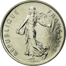 Coin, France, Semeuse, 5 Francs, 1973, Paris, MS(63), Nickel Clad Copper-Nickel