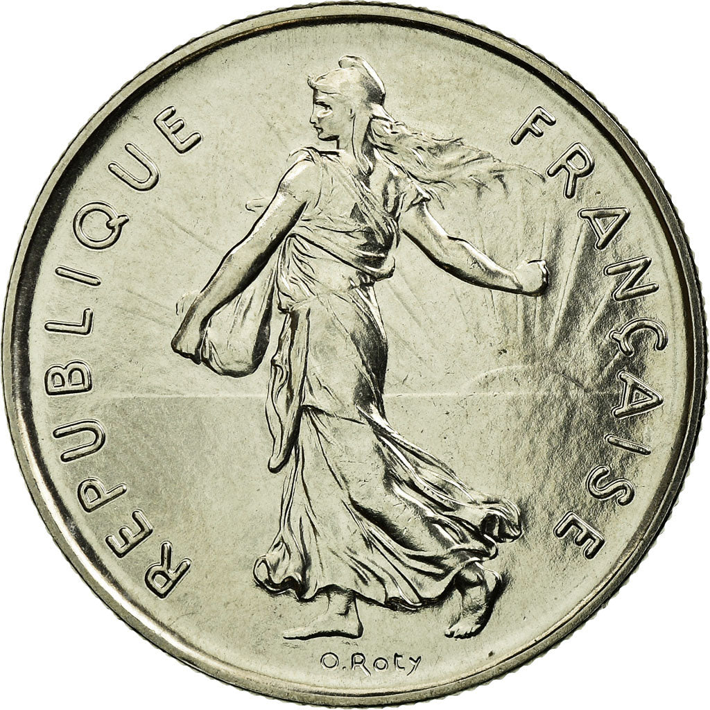 Coin, France, Semeuse, 5 Francs, 1973, Paris, MS(64), Nickel Clad Copper-Nickel