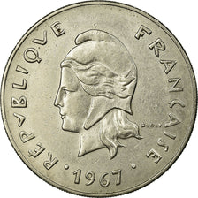 Moneta, Polinesia francese, 50 Francs, 1967, BB+, Nichel, KM:7
