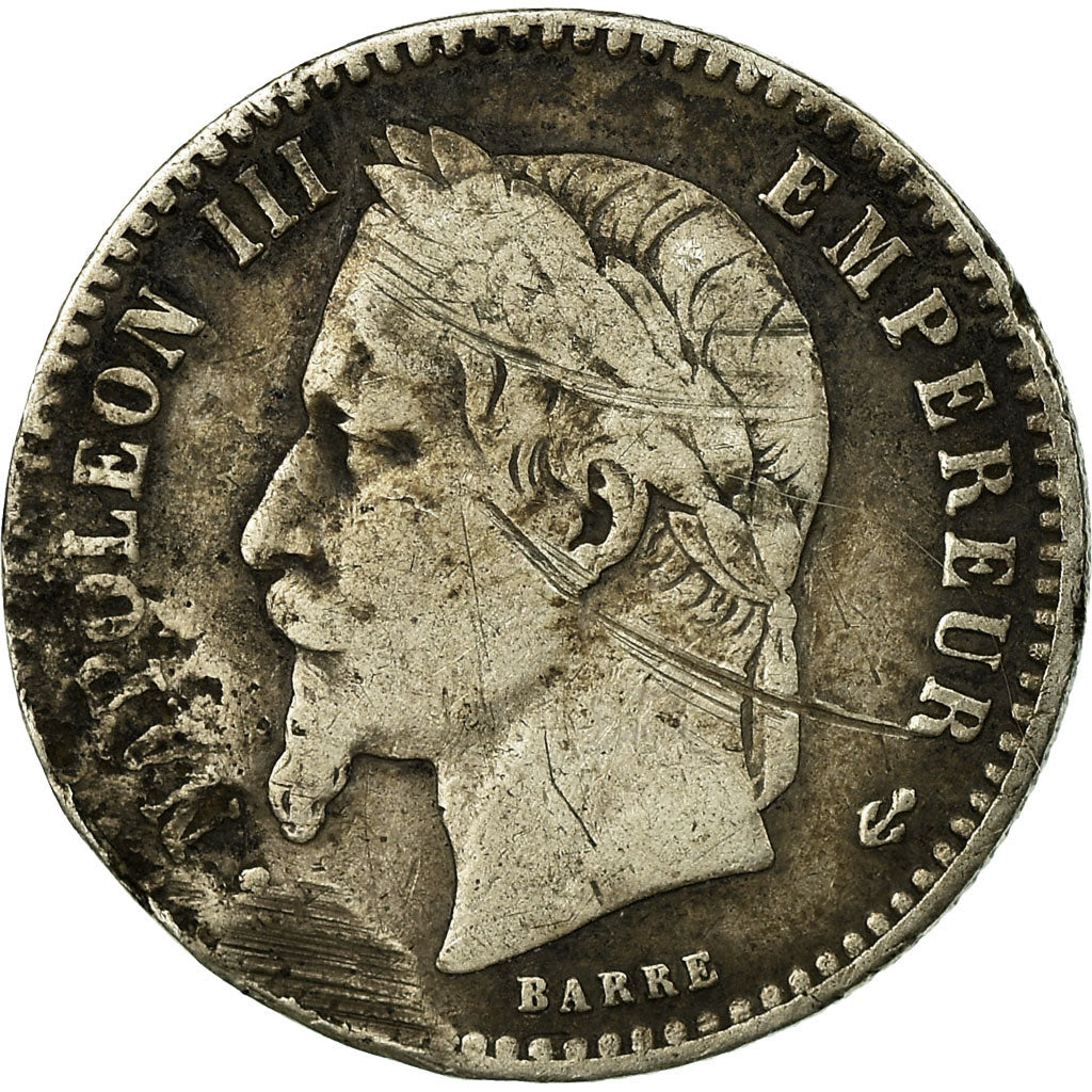 Coin, France, Napoleon III, Napoléon III, 50 Centimes, 1865, Bordeaux