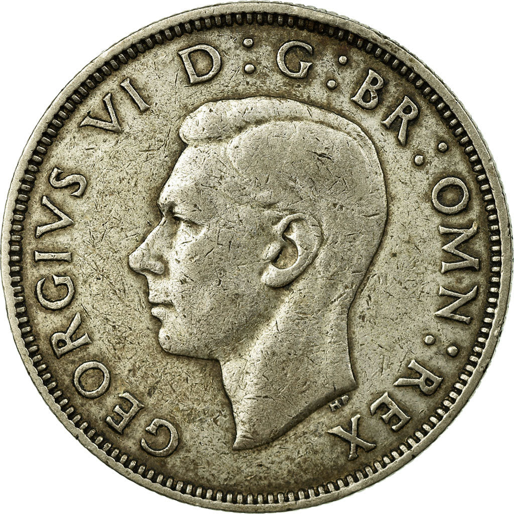 Coin, Great Britain, George VI, Florin, Two Shillings, 1939, VF(30-35), Silver