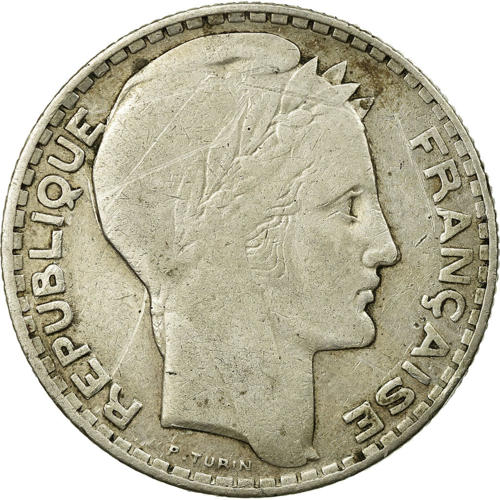 Coin, France, Turin, 10 Francs, 1930, Paris, VF(20-25), Silver, KM:878