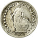 Coin, Switzerland, 1/2 Franc, 1913, Bern, EF(40-45), Silver, KM:23