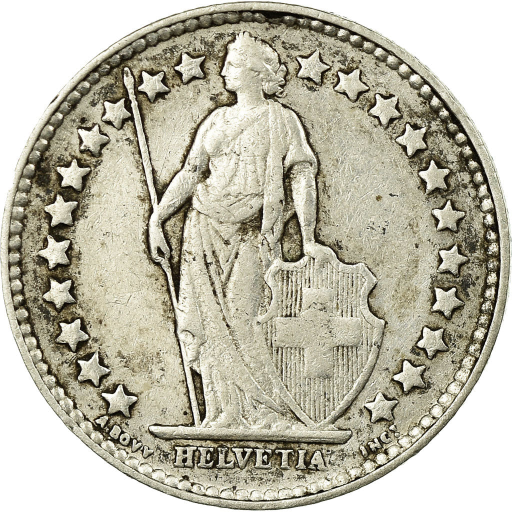 Coin, Switzerland, 1/2 Franc, 1910, Bern, EF(40-45), Silver, KM:23