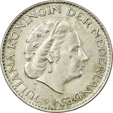 Munten, Nederland, Juliana, Gulden, 1965, ZF, Zilver, KM:184