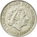 Munten, Nederland, Juliana, Gulden, 1965, ZF, Zilver, KM:184