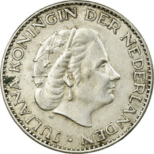 Coin, Netherlands, Juliana, Gulden, 1963, EF(40-45), Silver, KM:184