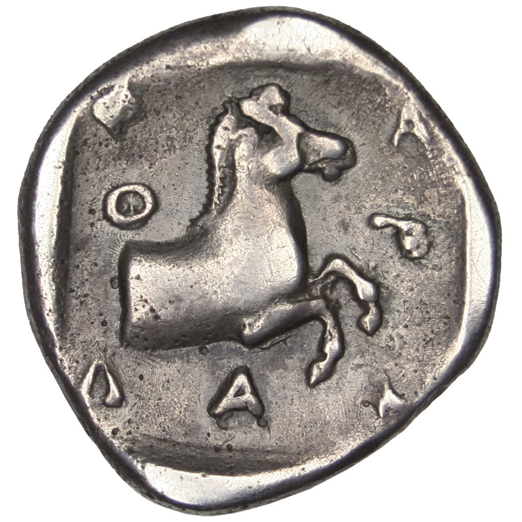 Thessaly, Pharkadon, Thessalus, son of Haemon, Hemidrachm, EF(40-45), Silver,...