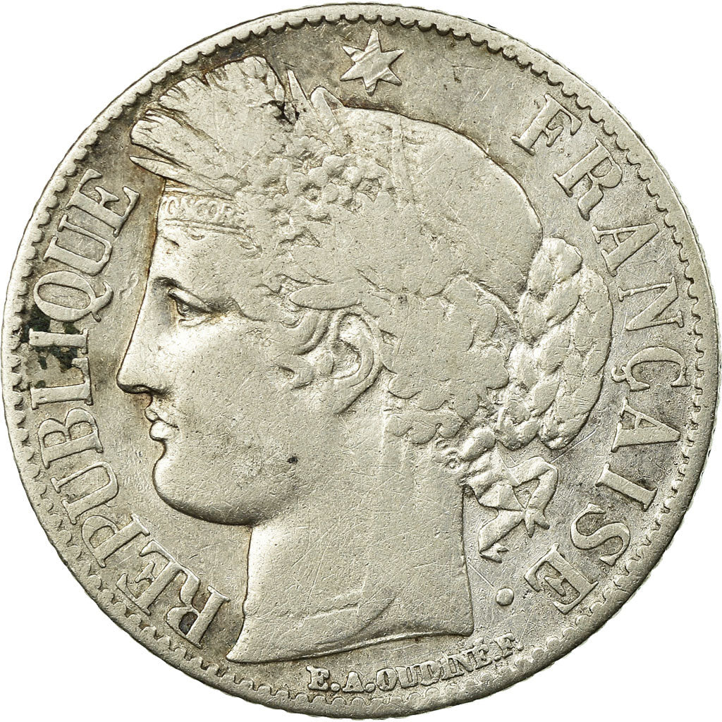 Münze, Frankreich, Cérès, Franc, 1888, Paris, S, Silber, KM:822.1