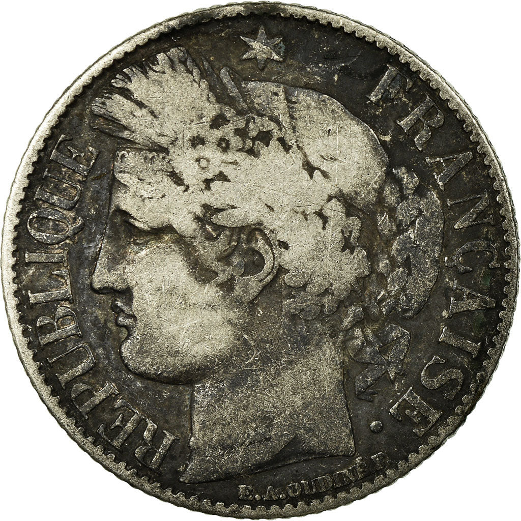 Coin, France, Cérès, Franc, 1895, Paris, VF(20-25), Silver, KM:822.1