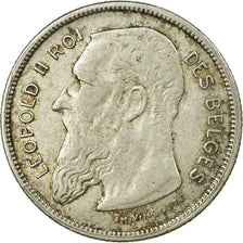 Coin, Belgium, 2 Francs, 2 Frank, 1909, VF(20-25), Silver, KM:58.1