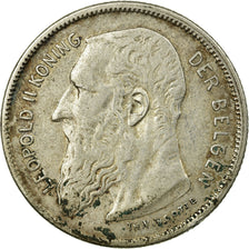 Coin, Belgium, 2 Francs, 2 Frank, 1909, VF(20-25), Silver, KM:59