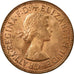 Coin, Great Britain, Elizabeth II, Penny, 1967, MS(60-62), Bronze, KM:897