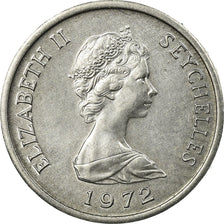 Coin, Seychelles, Cent, 1972, British Royal Mint, MS(60-62), Aluminum, KM:17