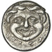 Mysia, Parium, Gorgon, Hemidrachm, Parion, AU(50-53), Silver, 2.45