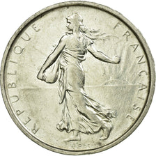 Coin, France, Semeuse, 5 Francs, 1967, AU(55-58), Silver, KM:926, Gadoury:770