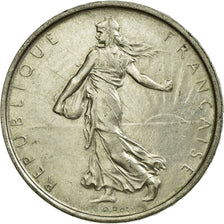 Coin, France, Semeuse, 5 Francs, 1968, AU(55-58), Silver, KM:926, Gadoury:770