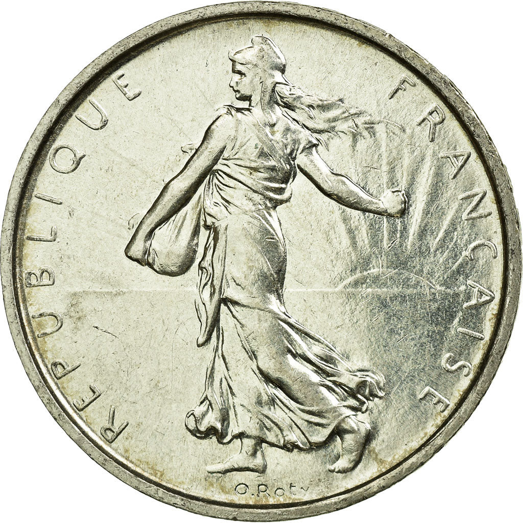 Coin, France, Semeuse, 5 Francs, 1969, AU(55-58), Silver, KM:926, Gadoury:770