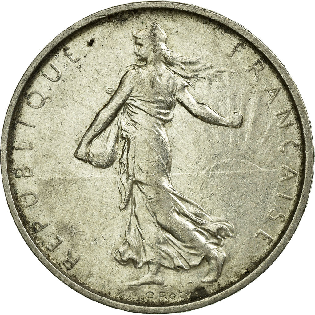 Coin, France, Semeuse, 5 Francs, 1969, EF(40-45), Silver, KM:926, Gadoury:770