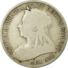 Münze, Großbritannien, Victoria, Florin, Two Shillings, 1893, London, SGE+
