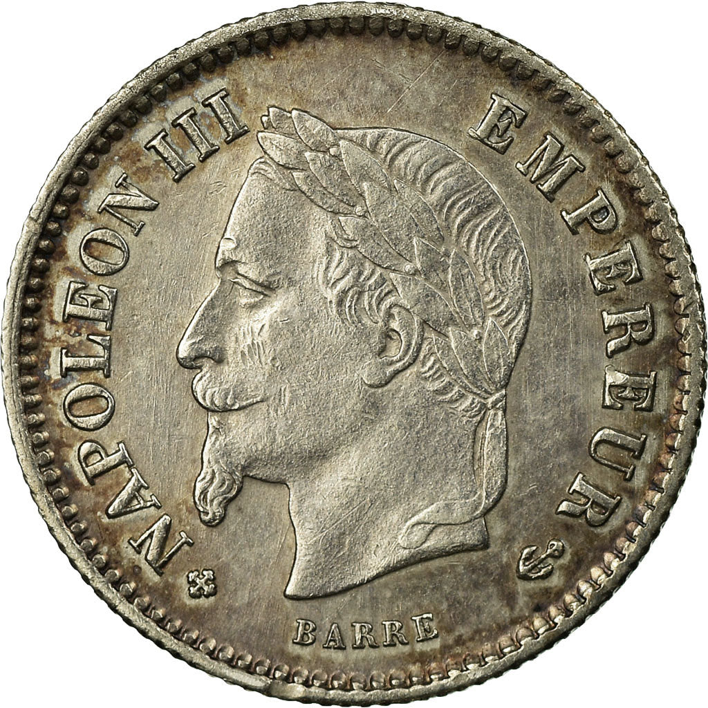 Coin, France, Napoleon III, Napoléon III, 20 Centimes, 1867, Strasbourg