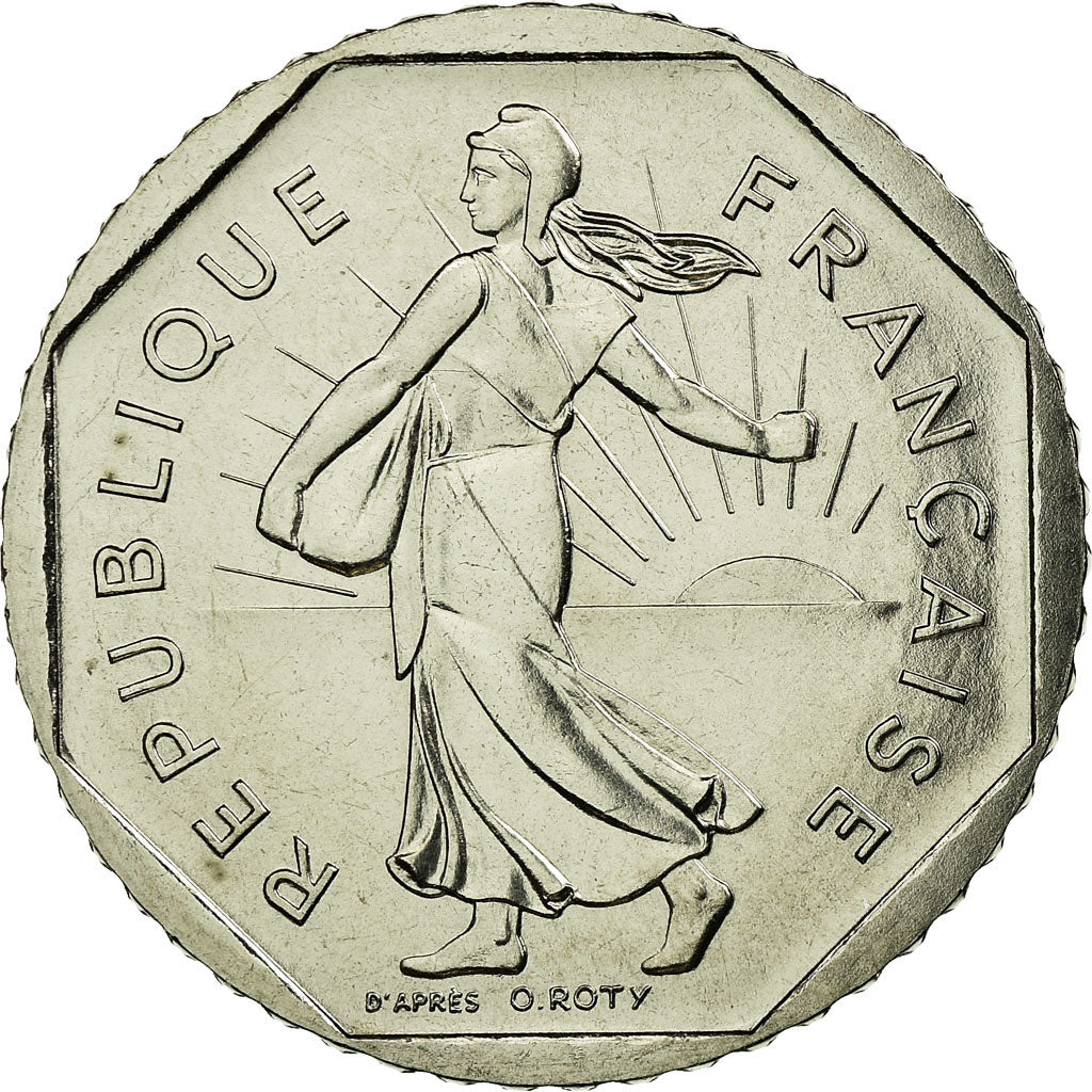 Coin, France, Semeuse, 2 Francs, 1979, MS(65-70), Nickel, KM:942.1, Gadoury:547