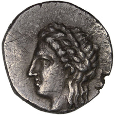 Coin, Ionia, Miletos, Apollo, Hemidrachm, Miletos, AU(50-53), Silver
