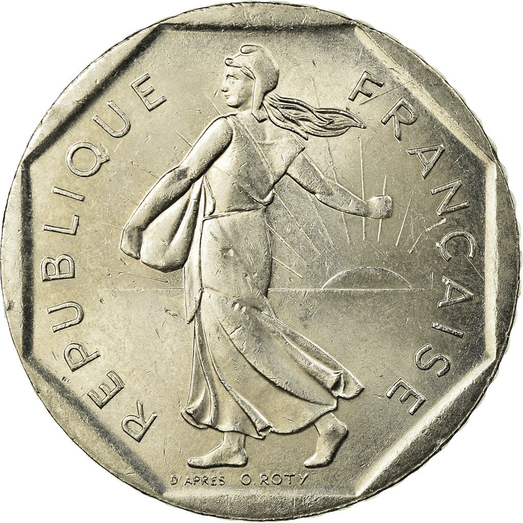 Moneta, Francia, Semeuse, 2 Francs, 1994, BB, Nichel, KM:942.2, Gadoury:547
