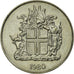 Moneta, Islandia, 10 Kronur, 1980, AU(55-58), Miedź-Nikiel, KM:15