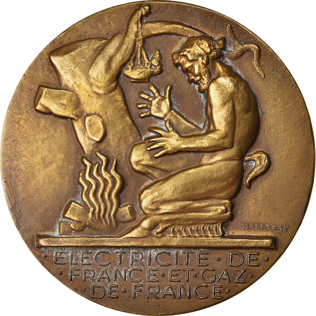 France, Médaille, Électricité de France et gaz de France, Dropsy, SPL, Bronze