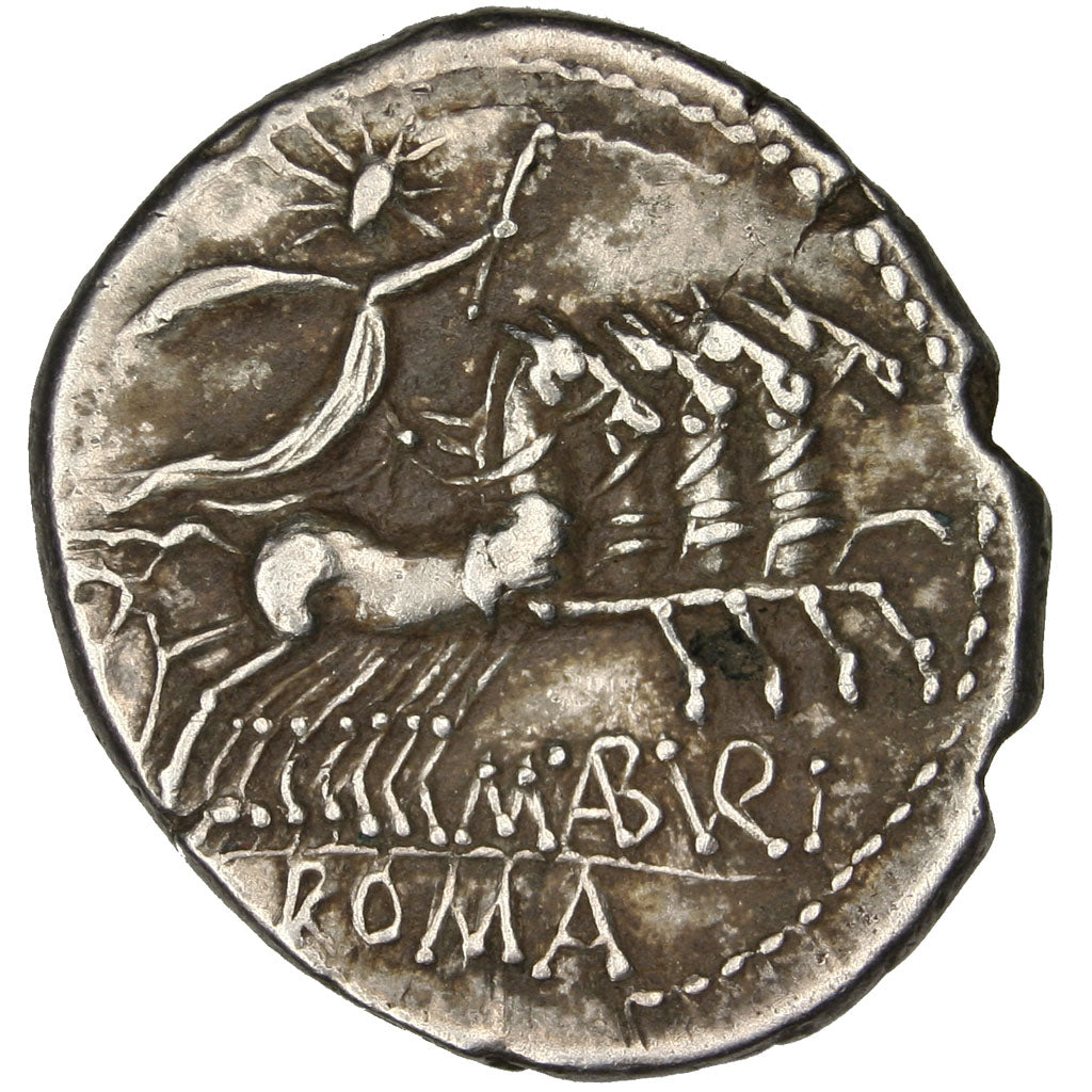Aburia, Denarius, Roma, AU(50-53), Silver, 3.99