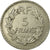 Moneta, Francja, Lavrillier, 5 Francs, 1935, Paris, EF(40-45), Nikiel, KM:888