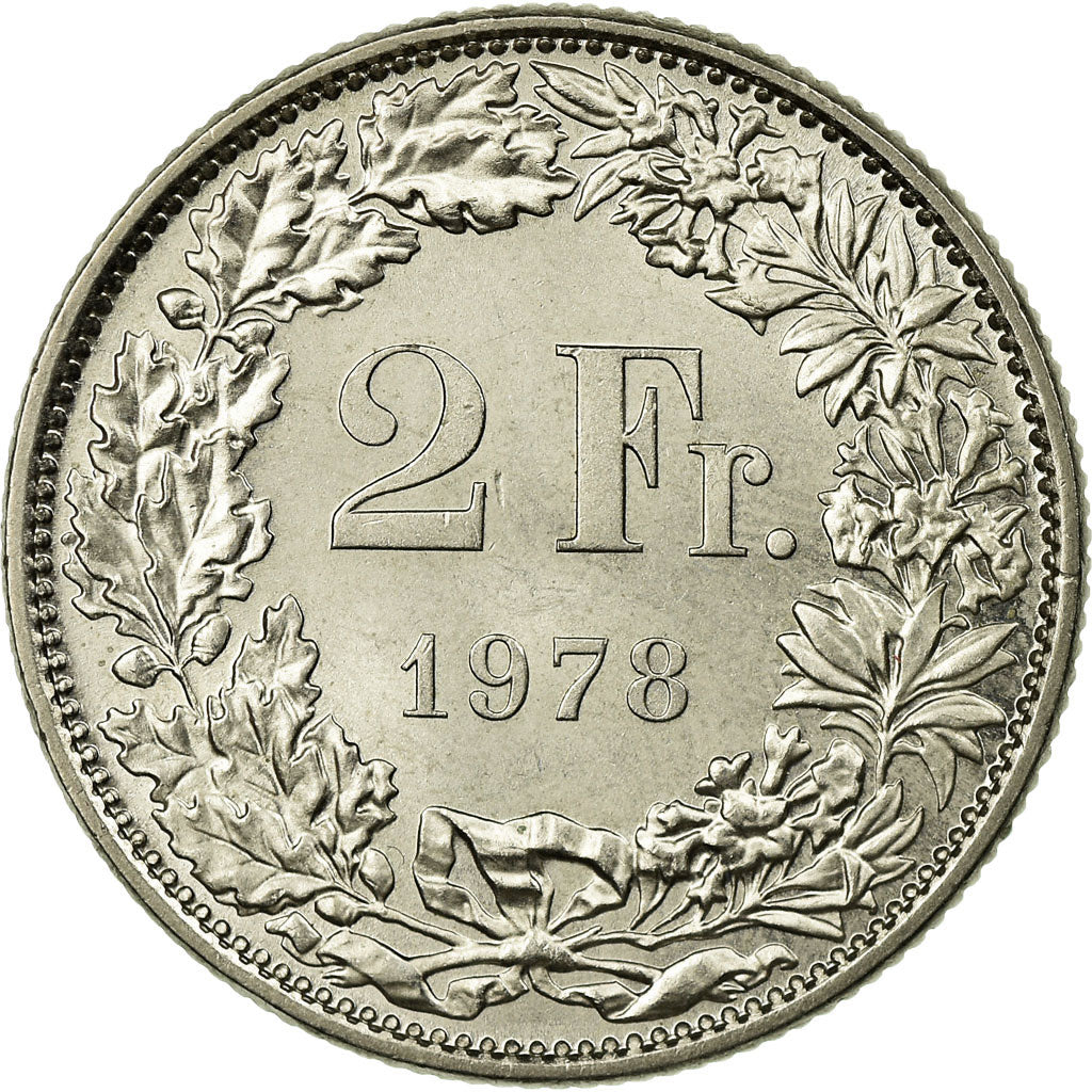 Monnaie, Suisse, 2 Francs, 1978, Bern, SUP, Copper-nickel, KM:21a.1