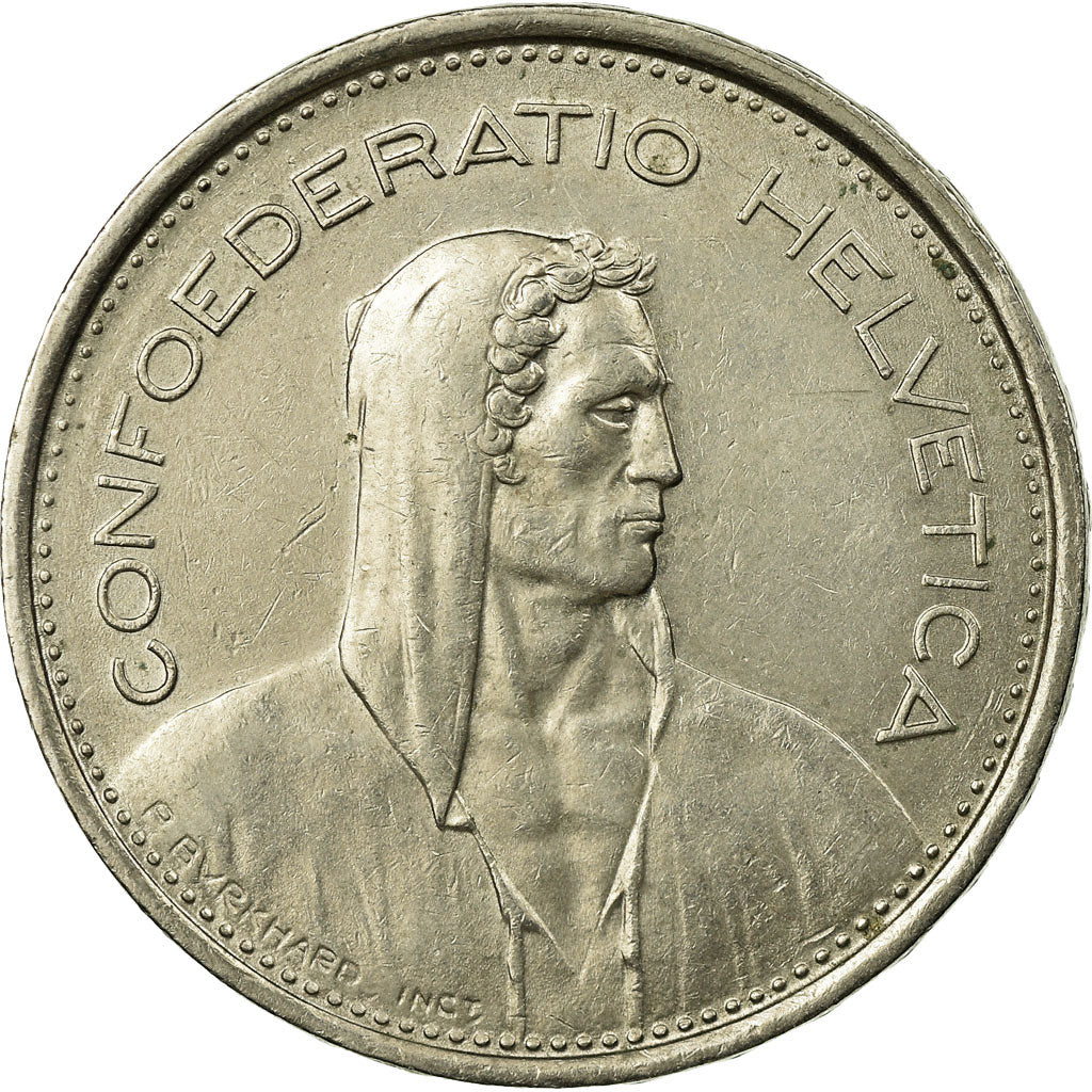 Moneta, Svizzera, 5 Francs, 1968, Bern, BB+, Rame-nichel, KM:40a.1
