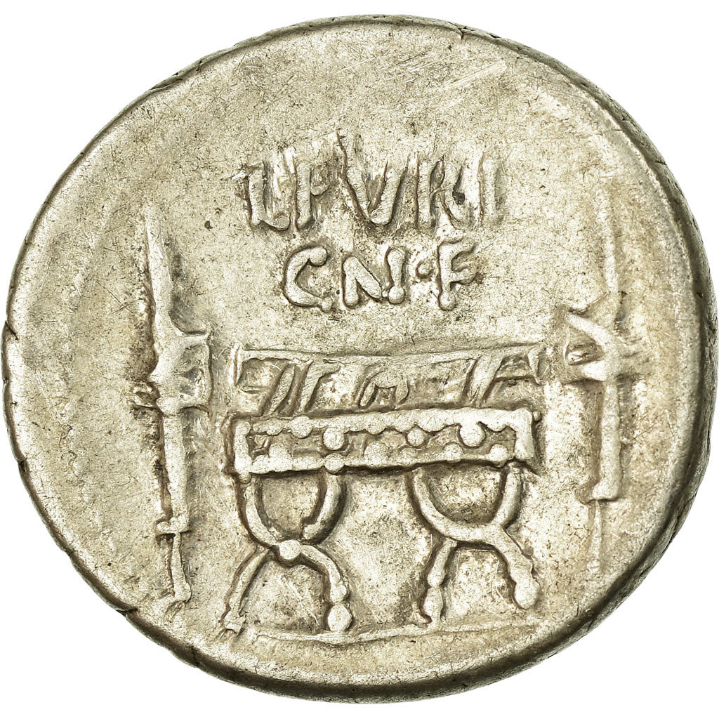 Moneta, Furia, Denarius, Roma, BB+, Argento