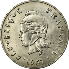 Coin, French Polynesia, 50 Francs, 1967, AU(55-58), Nickel, KM:7