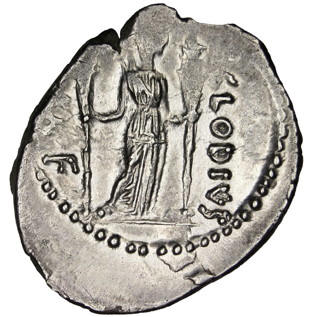 Claudia, Denarius, Roma, SPL-, Argento