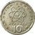 Moneda, Grecia, 10 Drachmes, 1984, BC+, Cobre - níquel, KM:132