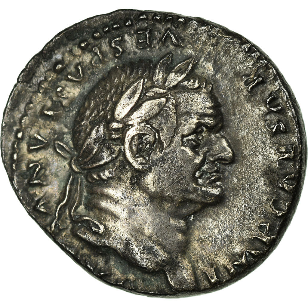 Coin, Vespasian, Denarius, Roma, AU(50-53), Silver