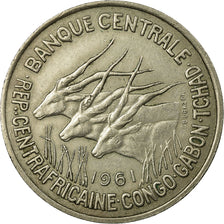 Coin, EQUATORIAL AFRICAN STATES, 50 Francs, 1961, Paris, EF(40-45)