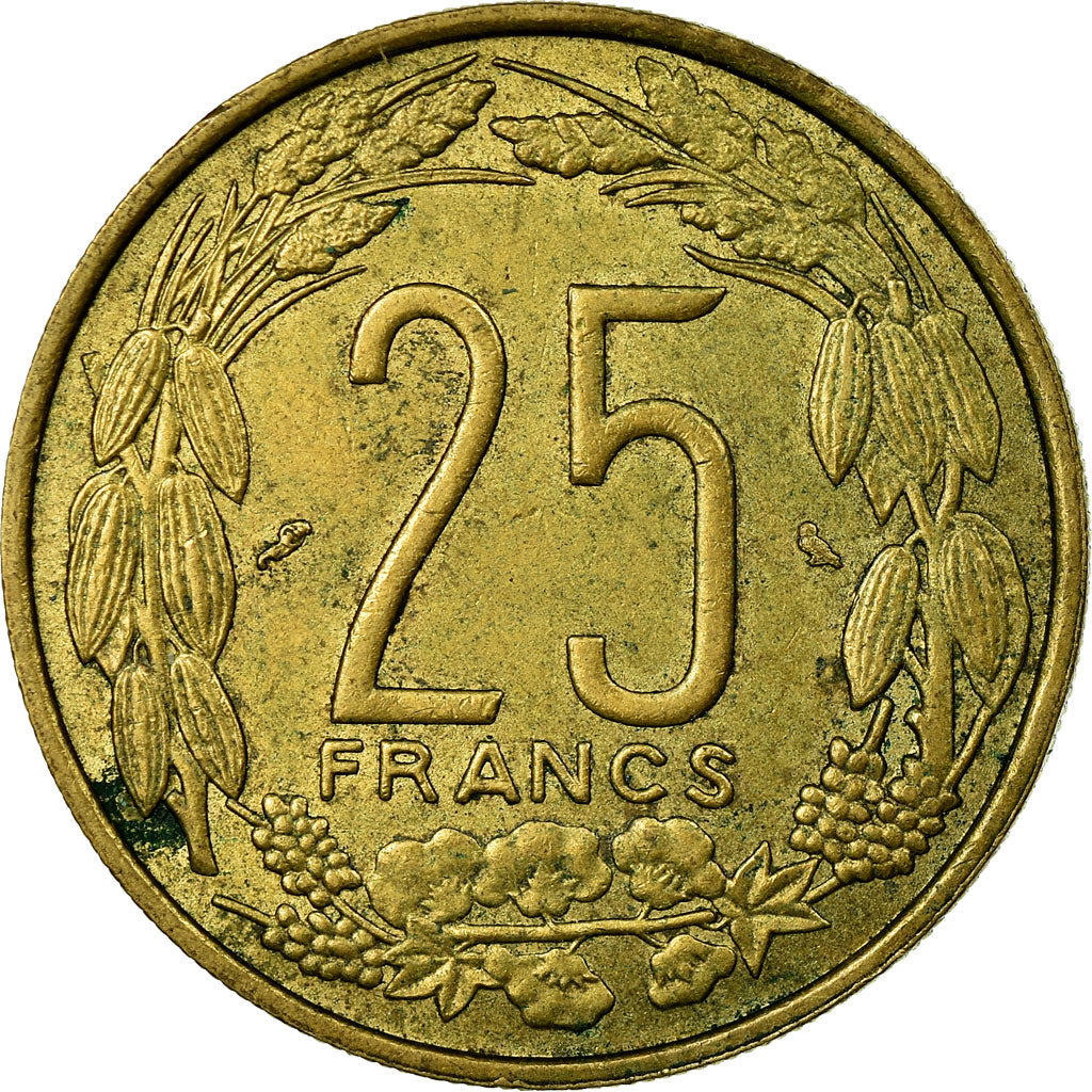 Coin, EQUATORIAL AFRICAN STATES, 25 Francs, 1962, Paris, EF(40-45)