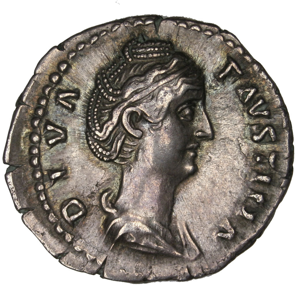 Faustina I, Denarius, Roma, AU(55-58), Silver, 2.96