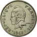 Moeda, Nova Caledónia, 10 Francs, 1967, Paris, EF(40-45), Níquel, KM:5